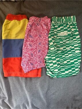 Boys Size 10 Bathing Suits - J. Crew, Hanna Andersson and Petit Peony
